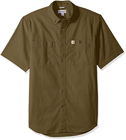 Carhartt Men's Rugged Flex Rigby Short Sleeve Work Shirt