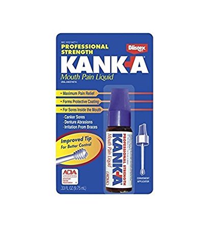 Kank-A Mouth Pain Liquid Professional Strength 0.43 oz (Pack of 3)