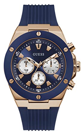 GUESS Analog Blue Dial Men's Watch-GW0057G2