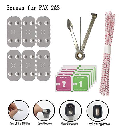 PUBGAMER Screens Replacement Accessories Parts Screens for Pax 2 Pax 3 (Pack of 6)