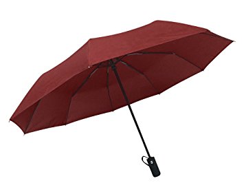 Rain-Mate Travel Umbrella - Windproof, Reinforced Canopy, Ergonomic Handle, Auto Open/Close