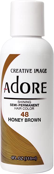 Adore Shining Semi Permanent Hair Colour, 48 Honey Brown by Adore