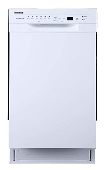 EdgeStar BIDW1802WH 18 Inch Wide 8 Place Setting Energy Star Rated Built-In Dishwasher