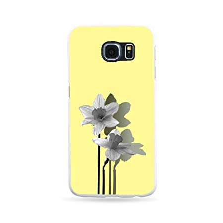 Baost Narcissus Flower Print Phone Back Case Cover for iPhone 7 Plus Samsung Galaxy S7 size for Samsung Galaxy S5 (3#)