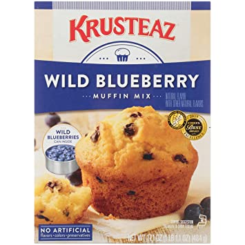 Krusteaz Wild Blueberry Muffin Mix, 17.1-Ounces