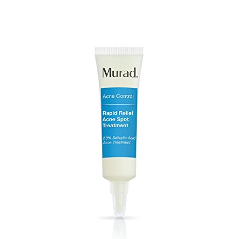 Murad Rapid Relief Acne Spot Treatment with 2% Salicylic Acid - (0.5 fl oz), Maximum Strength Invisible Gel Spot Treatment for Fast Acne Relief That Reduces Blemish Size and Redness Within 4 Hours