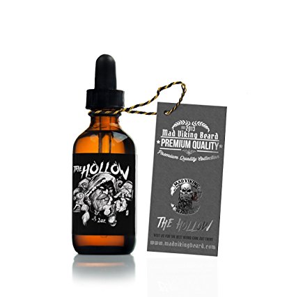 Mad Viking Beard Co. - Premium Beard Oil All-Natural Oils For Beard Health and Style - 2oz (The Hollow)