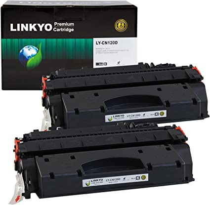 LINKYO Compatible Toner Cartridge Replacement for Canon 120 2617B001AA LY-C120D (Black, High Yield, 2-Pack)