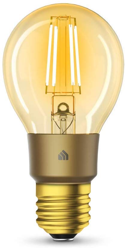 TP-Link KL60 E27 Wi-Fi Bulb, 5 W, Works with Amazon Alexa and Google Home, 450 Lumens, Dimmable, Remote Control, No Hub Required, Warm Amber Colour