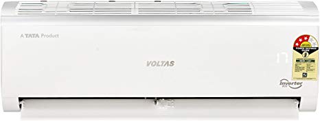 Voltas 1 Ton 3 Star Inverter Split AC (Copper, 123VCZTT, White)