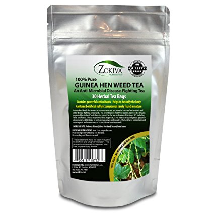 Guinea Hen Weed Tea (30 Bags) a.k.a. Anamu - Premium Quality 100% Pure All-Natural Immune Booster