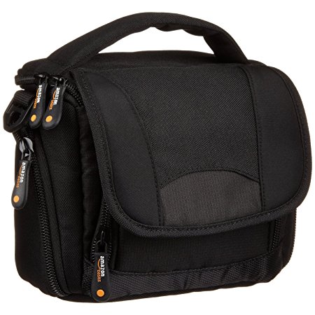 AmazonBasics Camcorder Bag with Shoulder Strap (Black) [Amazon Frustration-Free Packaging]