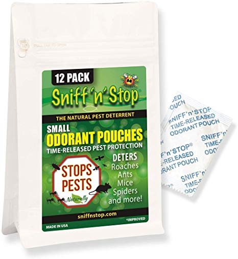 SNIFF'n'STOP IS-SDG-112 Sniff’n’Stop Small Deterrent 12 Pouches per Bag, Green