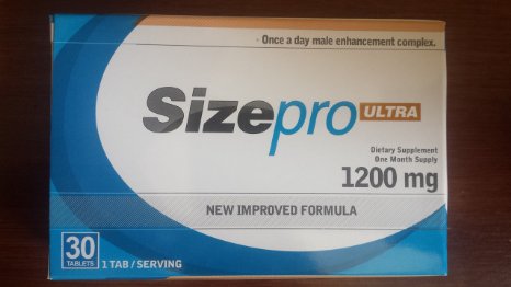 Sizepro Size Pro Ultra Male Erection Strength 30 Ct
