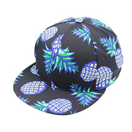 Perman Pineapple Snapback Bboy Hat Adjustable Baseball Cap Hip-hop Hat Unisex