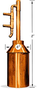 1 Gallon Copper Moonshine Still Kit. Made in the USA