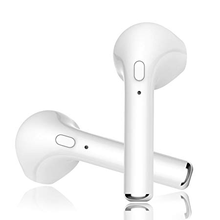 Bluetooth Wireless Earbuds,Gagawin Wireless Headphones Headsets Stereo In-Ear Earpieces Earphones With Noise Canceling Mic compatible with iPhone X 8 8plus 7 7plus 6S Samsung Galaxy S7 S8 IOS Android (1 pack)