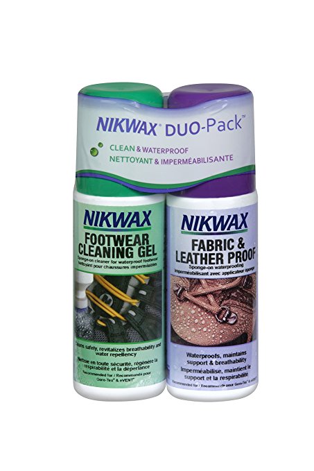 Nikwax Fabric/Leather and Cleaner, Twin-