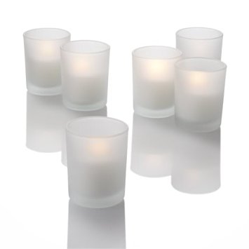 Set of 72 Premium Frosted Eastland Glass Votive Holders