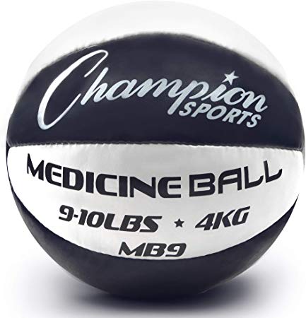 None Champion Sports Leather Medicine Balls