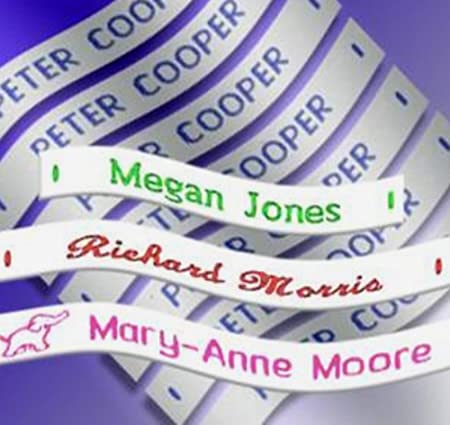36 Woven Sew in School Name Tapes Name Tags Labels