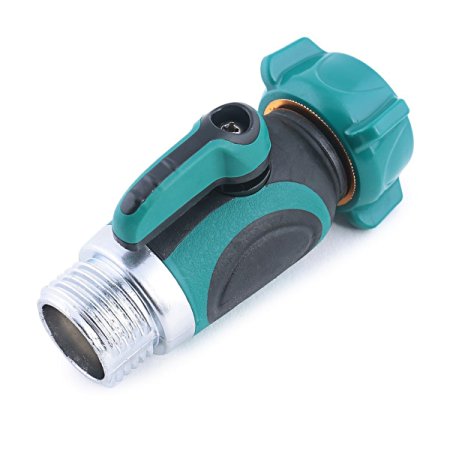 Freehawk® hose splitter/hose valve/hose faucet/hose connector/ Garden Hose to Hose Shut Off Valve | Arthritis Friendly Faucet Extension