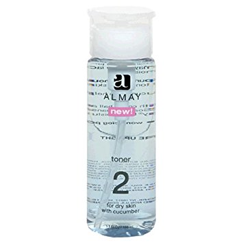 Almay Toner 2, for Dry Skin with Cucumber, 5.1-Ounce bottles