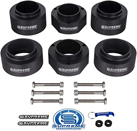 Supreme Suspensions - Full Lift Kit For 1989-1998 Suzuki Sidekick and 1989-1998 Geo Tracker 2" Front   2" Rear Lift CNC Machined High-Crystalline Delrin Spacers Kit 2WD 4WD