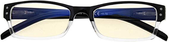 Anti Blue Rays Reduce Eyestrain and Headache Eyeglasses Computer Reading Glasses