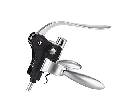 Wine Bottle Opener w/ Wine Aerator Pourer Decanter and Foil Cutter. Corkscrew Gift Set