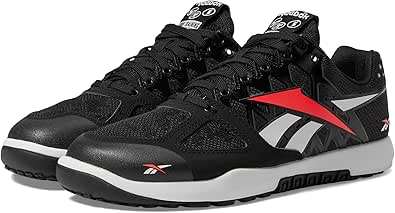 Reebok Men's Nano 2.0 Sneaker, White/Black/Neon Cherry, 11