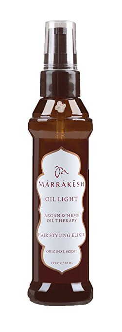 Marrakesh Hair Styling Elixir Oil for Fine Hair, Light, 2 Ounce