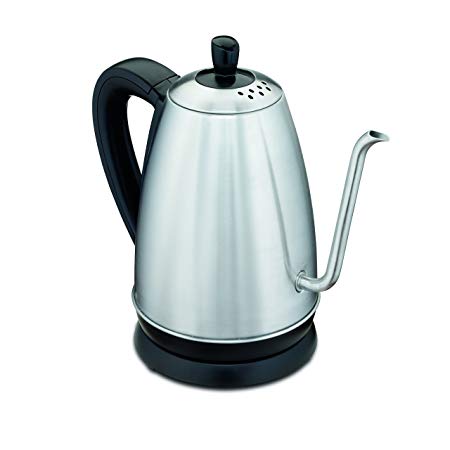 Hamilton Beach Electric Gooseneck Kettle, 1.2 Liter (40899), Stainless Steel