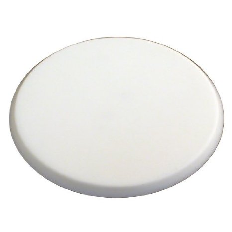 5 WHITE Door stop Knob handle Wall Shield Plate Protector - self adhesive