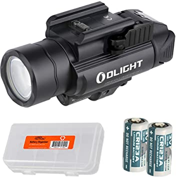 OLIGHT Baldr IR 1350 Lumen Pistol Flashlight with IR Laser Sight and LumenTac Organizer