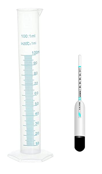 Cloud Lactometer For Testing Milk Purity at Home with 100ML Cylinder