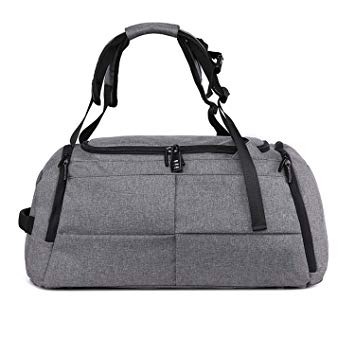 Eocean Gym Duffel Bags-22L Canvas Travel Luggage Gym Duffel Bags, Waterproof Gym Bag with Shoes Compartment for Women, Men