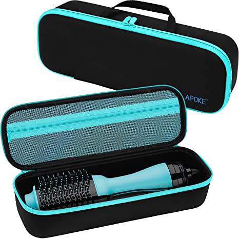 Travel Case for Revlon One-Step Hair Dryer and Volumizer Hot Air Brush, Portable Compact Lightweight Hard Carrying Case Storage Bag for Hot Tools Volumizer Hair Dryer Brush and Accessories (CASE ONLY)