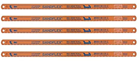 5 x Bahco 3906 Sandflex Hacksaw Blades 300mm (12in) x 32tpi BAH3906325P