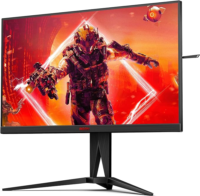 AOC AGON Gaming - AG275QZ - 27 Inch QHD Monitor, 240Hz, 1ms GTG, IPS, HDR 400, G sync Compatible, Freesync premium, Heiught Adjust (2560 x 1440 @240Hz, c HDMI 2.0 / DP 1.4 / USB 3.2)