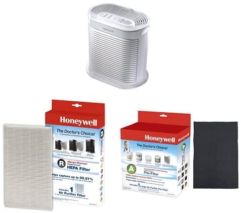 Honeywell HPA104  True HEPA Allergen Remover with Replacement Filter & Universal Carbon Air Purifier Replacement Pre-Filter