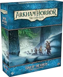 Arkham Horror: The Card Game – Edge of The Earth Campaign Expansion| Card Game for Teens and Adults | Ages 14  |for 1-2 Players | Average Playtime 60-120 Minutes | Made by Fantasy Flight Games