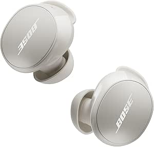 Bose New QuietComfort Wireless Noise Cancelling Earbuds, Lifestyle Bluetooth Earbuds with Active Noise Cancellation, Up to 8.5 Hours of Battery Life, White Smoke