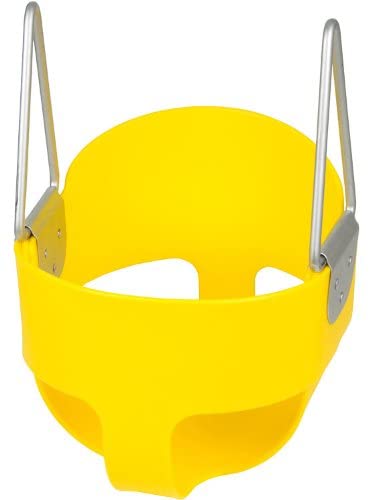 Swing Set Stuff Highback Full Bucket Seat Only with SSS Logo Sticker, Yellow
