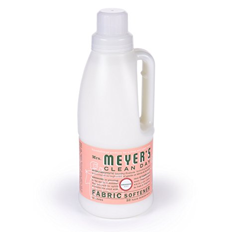 Mrs. Meyer's Clean Day Fabric Softener, Geranium, 32 Ounce Bottle