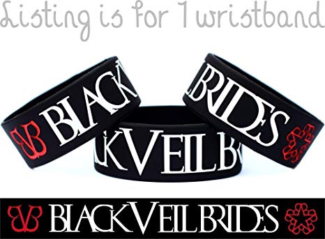 SayitBands Black Veil Brides Wristband Bracelet