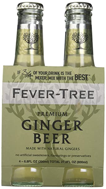 Fever-Tree Premium Ginger Beer, 6.8 Fl Oz 4 count