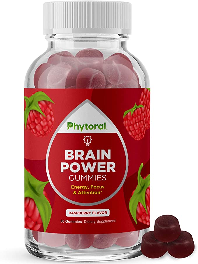 Vitamin B12 Gummy Vitamins for Adults - Nootropic Brain Booster Vitamin B12 Gummies for Adults Natural Energy Booster and Brain Focus Aid - Brain Gummies with Methylcobalamin B12 Vitamin 1000 mcg