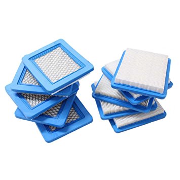 New Pack of 10 Air Filter Replacement fit for Briggs & Stratton 491588 491588S 4915885 399959 JOHN DEERE PT15853 Oregon 30-710