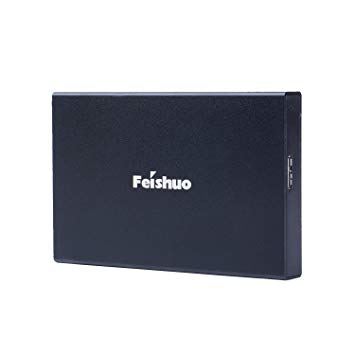 Portable External Hard Drive USB3.0 SATA HDD Storage (500G, Black)